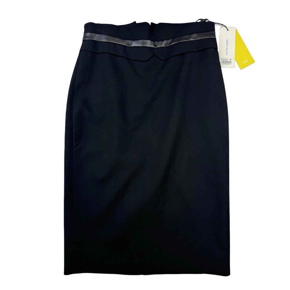 Karen Millen High Waisted Pencil Skirt Black Size 6 US | 28 W